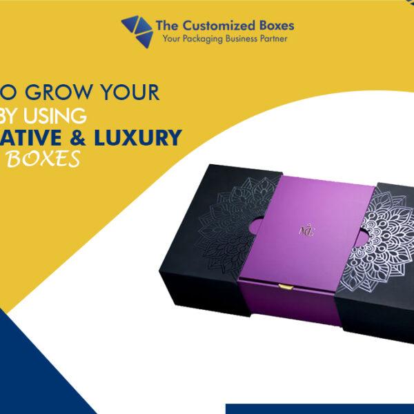 Ways To Grow Your Brand By Using Innovative & Luxury Rigid Boxes