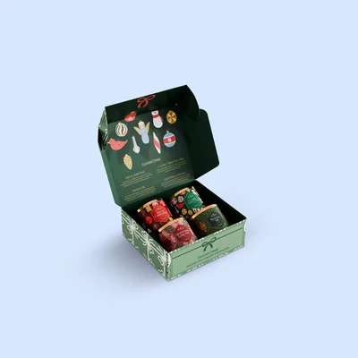 Christmas Candle Box