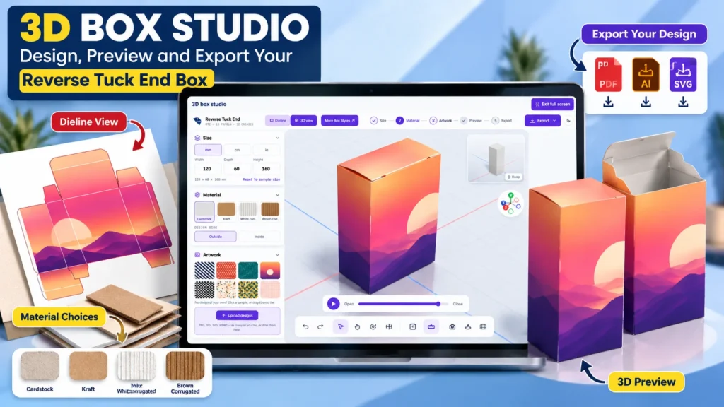 3D Box Studio Packaging Workflow