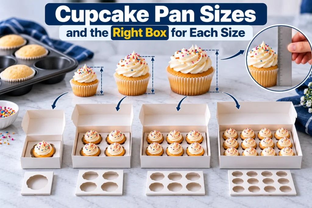 Cupcake Pan Sizes and Box Guide