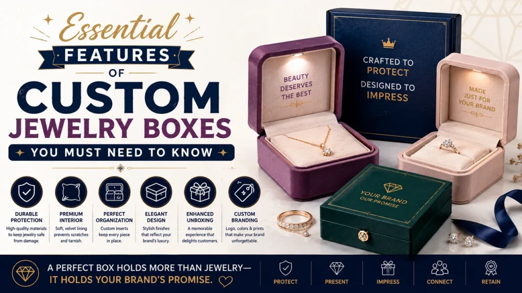 Features of Custom Jewelry Boxes