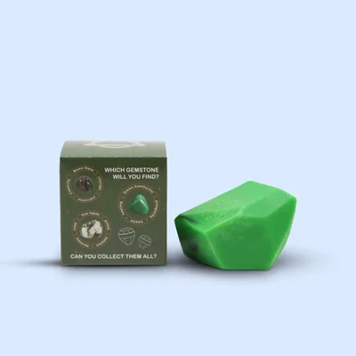 Gemstone soap gift boxes