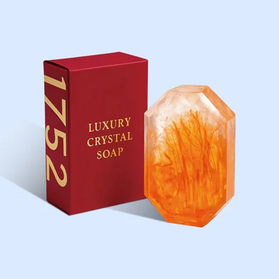 Gemstone soap packaging boxes