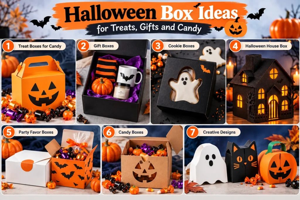 Halloween Box Ideas Infographic