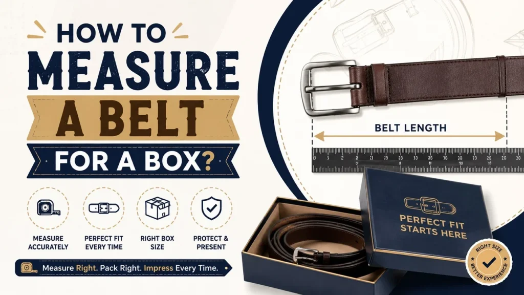 How to Measure a Belt for a Box