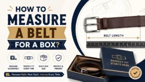 How to Measure a Belt for a Box