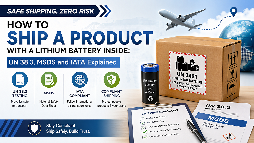 How to Ship a Product With a Lithium Battery