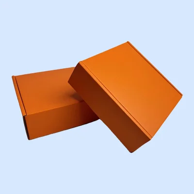 Orange Color Mailer Boxes