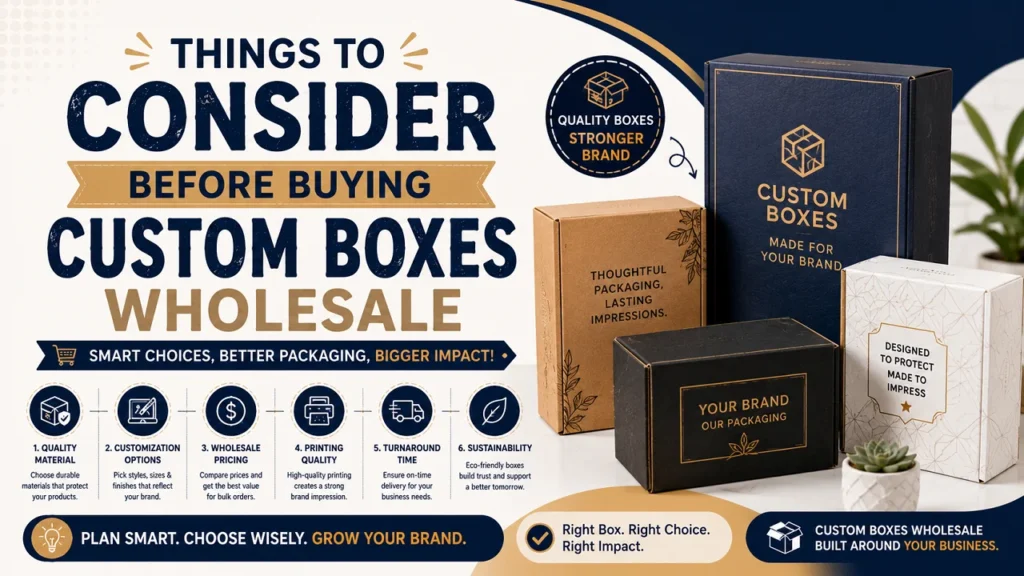 Buying Custom Boxes Wholesale
