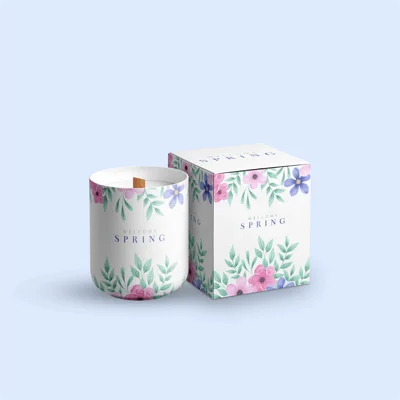 Luxury printed candle box